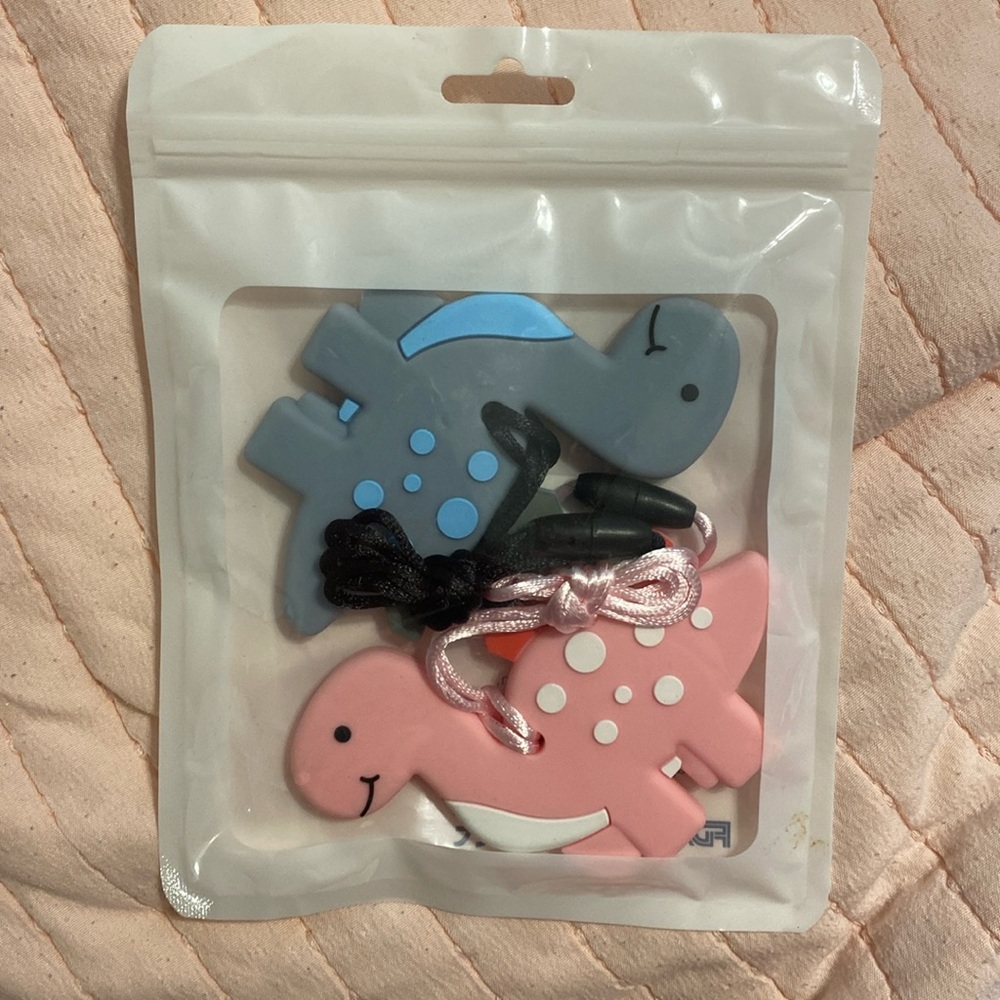 Dino sensory necklaces